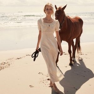 NWOT Does Rowan Silk Dress in M